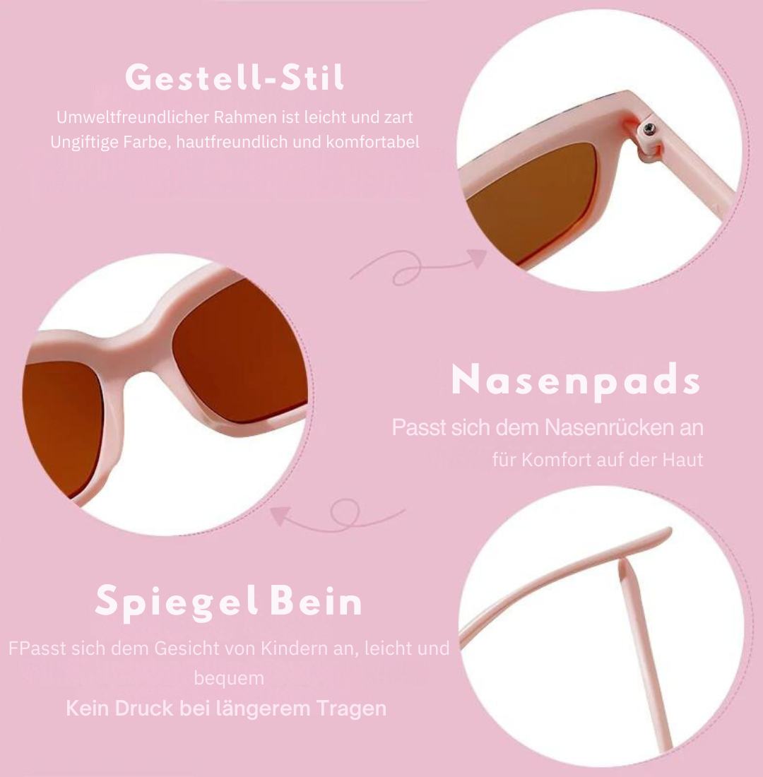 Kindersonnenbrille Vintage-Stil